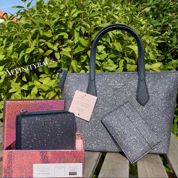 kate spade Handbags - Kate spade small joeley bag blue card wallet set